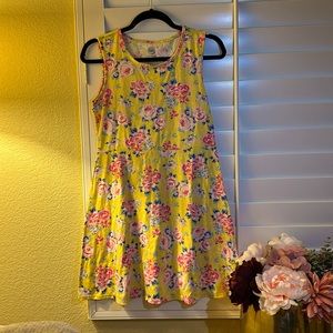 Wonder nation yellow dress with roses for kids